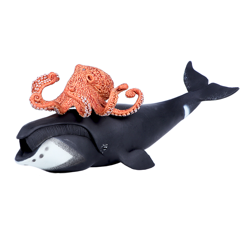 新款仿真海洋生物弓头鲸玩具动物模型海底鲸鱼儿童认知科教礼物
