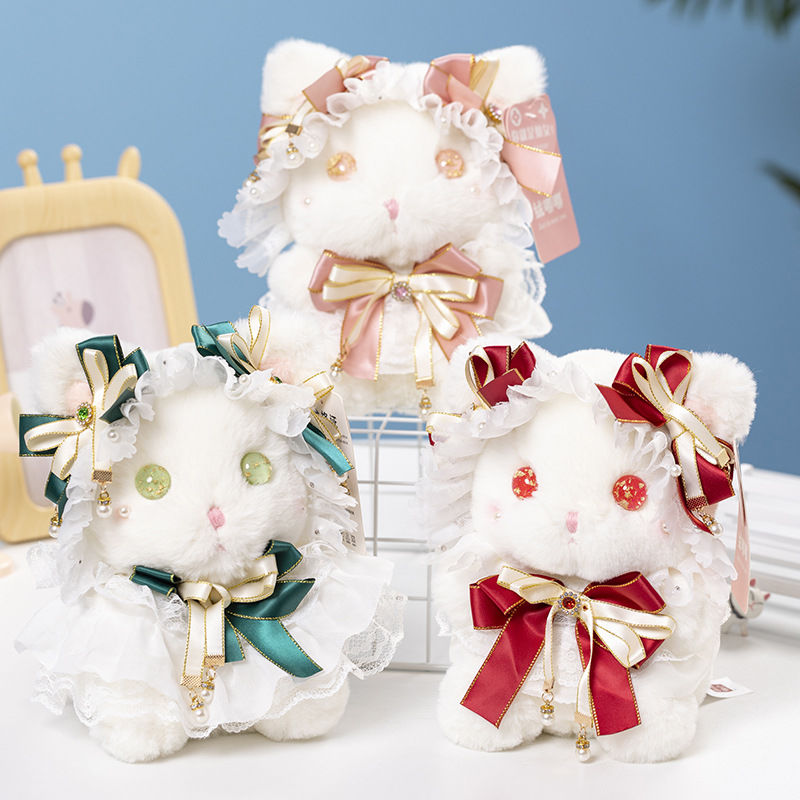 新款洛丽塔兔子玩偶小白兔公仔毛绒玩具可爱布娃娃儿童生日礼物
