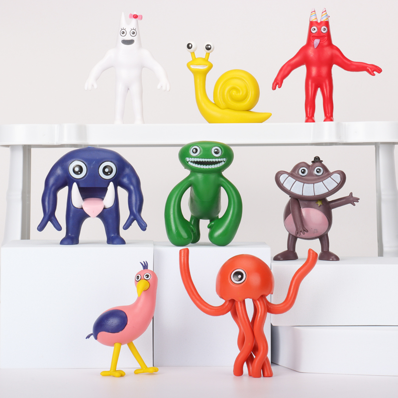 班班幼儿园怪物玩具手办斑斑花园公仔乐园玩偶61儿童礼物模型摆件