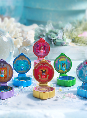 叶罗丽正品迷你宝石盒子儿童女孩玩具人偶花蕾堡时间冰公主娃屋房