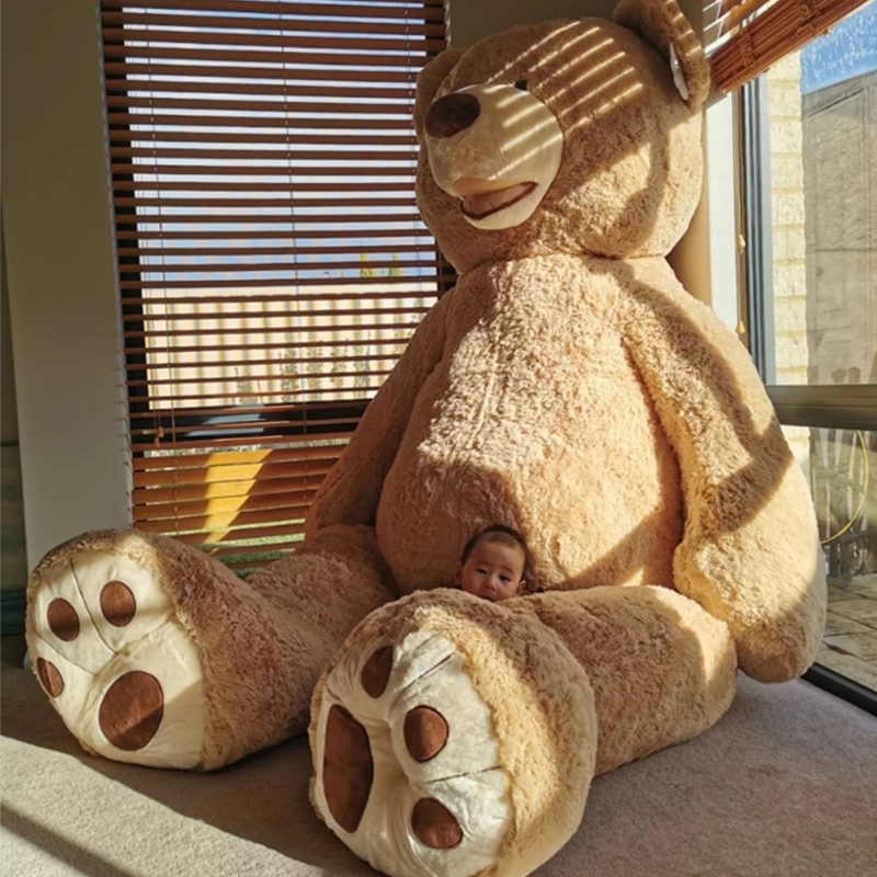 美国大熊超大号泰迪熊毛绒玩具公仔女生睡觉抱玩偶新年礼物可爱