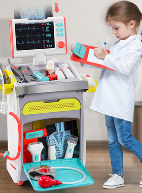 儿童小医生玩具套装女孩医疗工具益智打针过家家扮演护士听诊器