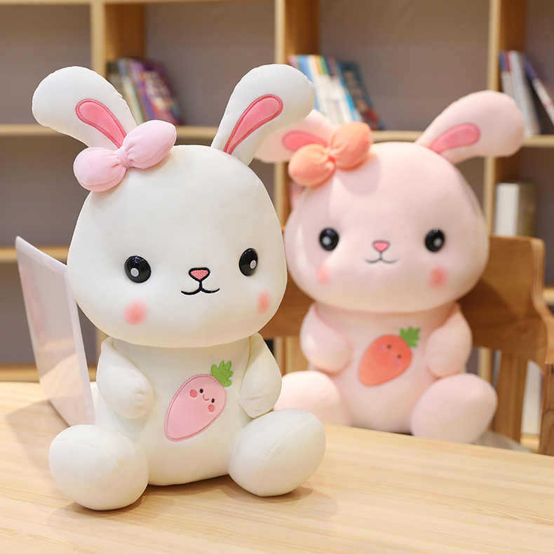 可爱小白兔毛绒玩具兔子布娃娃玩偶公仔抱枕送女孩儿童节六一礼物