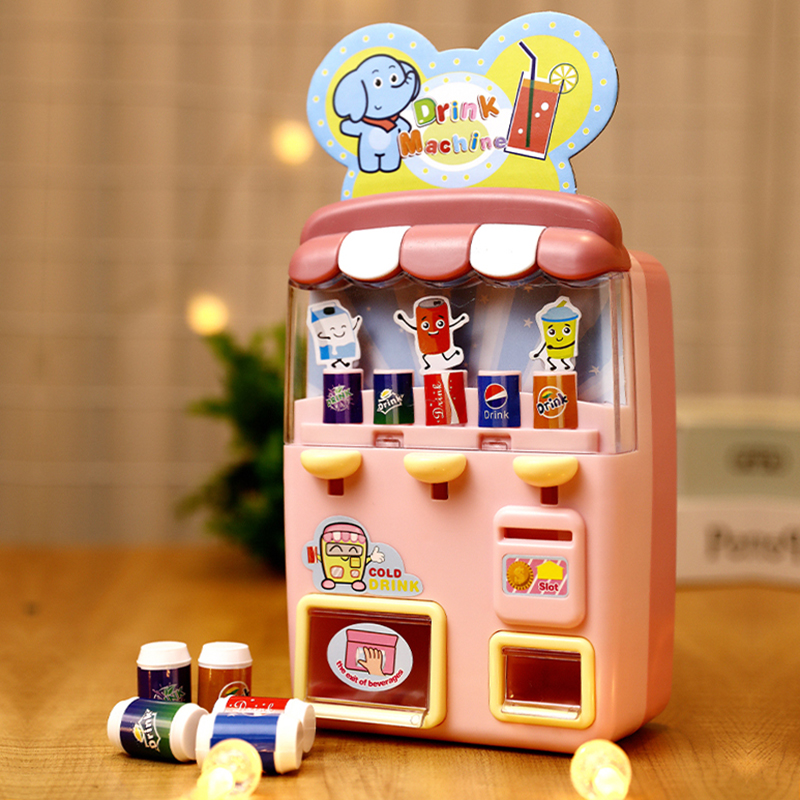 投币饮料机自动售货机糖果贩卖机儿童过家家玩具男女孩3-6岁5