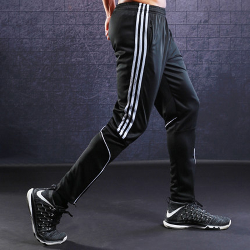 运动裤男速干健身裤宽松收腿跑步裤小脚足球训练跑步健身长裤
