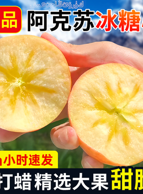新疆阿克苏冰糖心苹果10斤新鲜水果红富士丑苹果一级脆甜丑果包邮