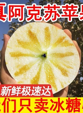 【商超品质】正宗阿克苏冰糖心苹果脆甜丑苹果红富士新鲜水果当季