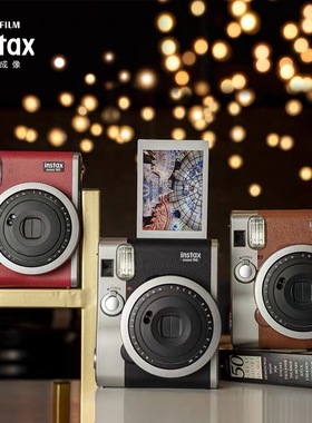 Fujifilm富士instax拍立得mini90相机一次成像复古迷你高端旗舰机
