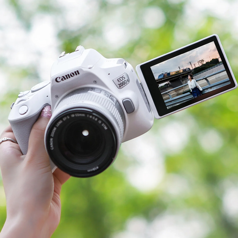 佳能EOS 200D II 二代 200D 便携式旅游单反学生4K高清数码照相机