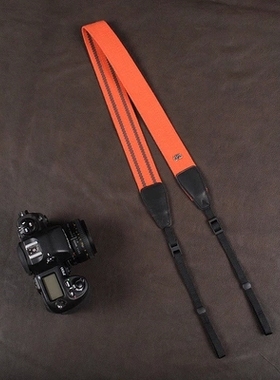 cam-in防滑单反数码相机背带 微单相机肩带挂脖挂绳橙色cam1212A