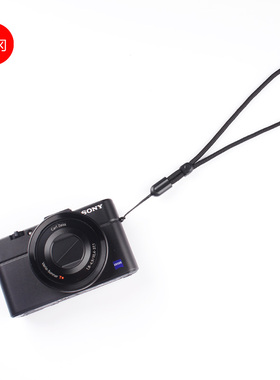 适用于索尼黑卡RX100  GR2 GR3x G7X ZV1 ZV-E10相机手腕带防滑绳