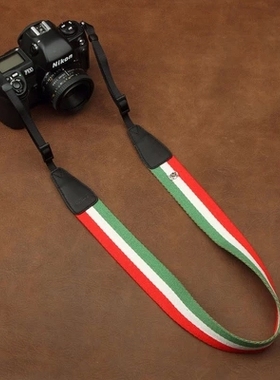 cam-in意大利国旗单反数码相机背带挂脖 微单相机肩带挂脖cam8276