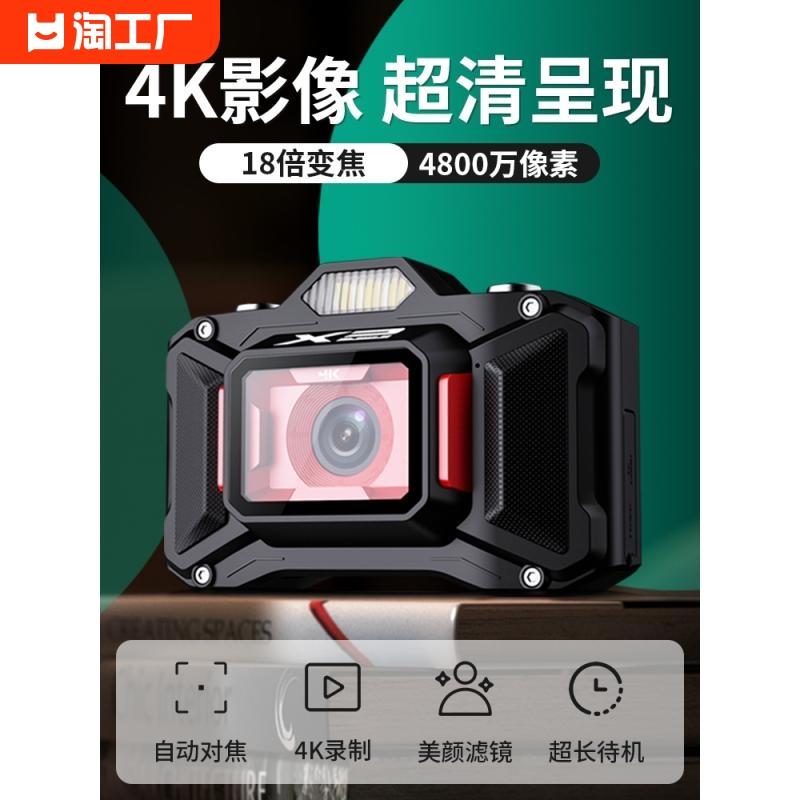 佳能学生高清数码相机ccd卡片机vlog复古微单照相机旅游像素平价