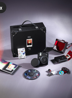 Fujifilm富士instax拍立得mini99相机一次成像旗舰灼灼流光礼盒装