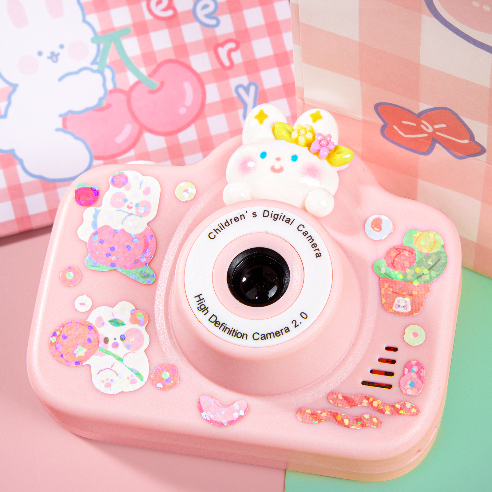 儿童照相机玩具可拍照打印彩色照片2024新款数码拍立得女孩迷你小