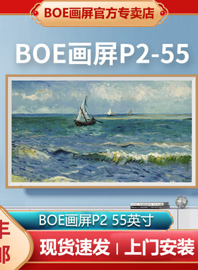 BOE/京东方55英寸电子相册P2数码相框艺术挂墙高清画屏类纸显示屏
