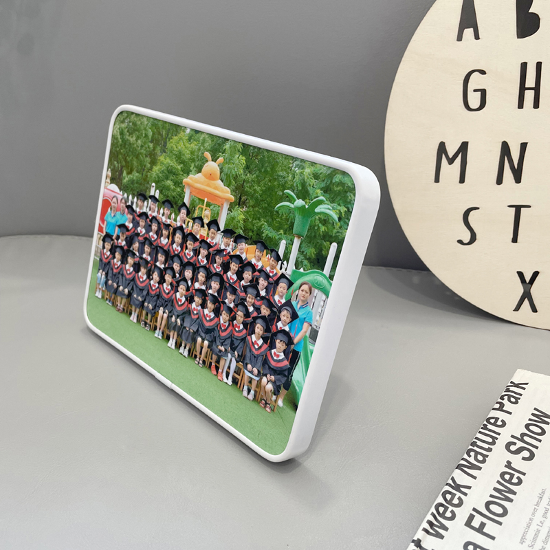 幼儿园水晶相框摆台小学毕业照班级合影照片定制集体大班儿童团体
