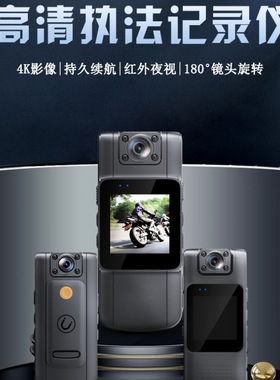 外贸新品wifi数码摄像机1080高清摩托车手持背夹HD现场执法记录仪