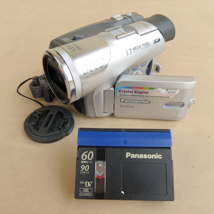 Panasonic/松下 NV-GS120GC数码摄像机DV磁带视频播放3CCD摄影机