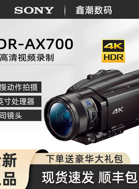 Sony/索尼 FDR-AX700摄像机4K高清数码DV家用直播演唱会 超慢动作