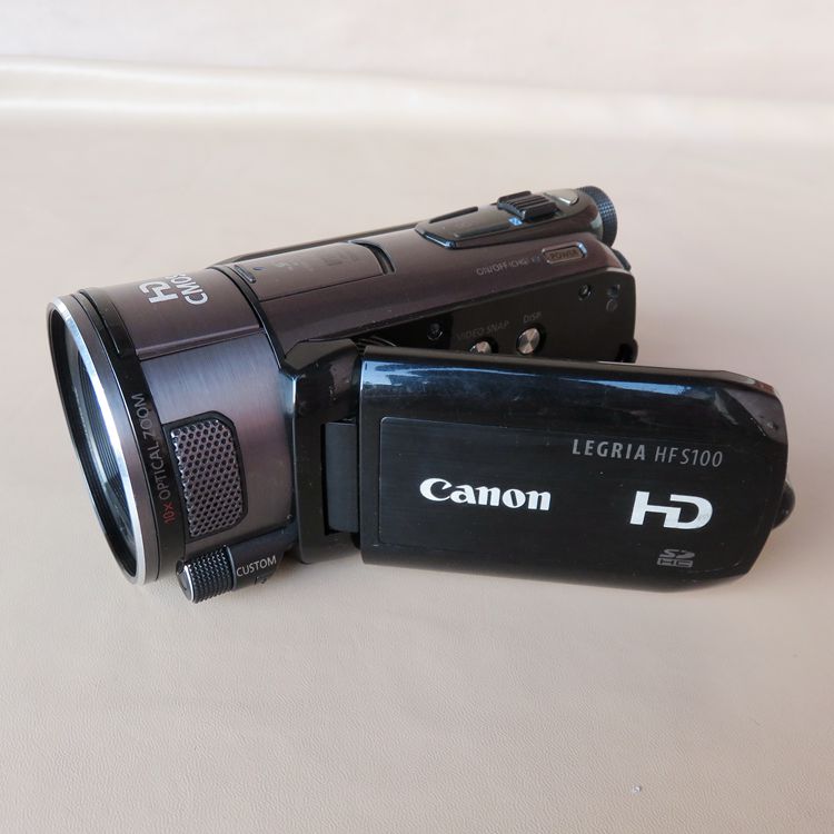 Canon/佳能 HF S100高清数码摄像机插卡闪存家用DV摄录一体摄影机
