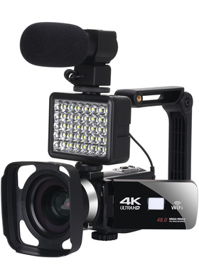 4K高清夜视数码摄像机4800万家用wifi直播摄录一体机DV数码照相机