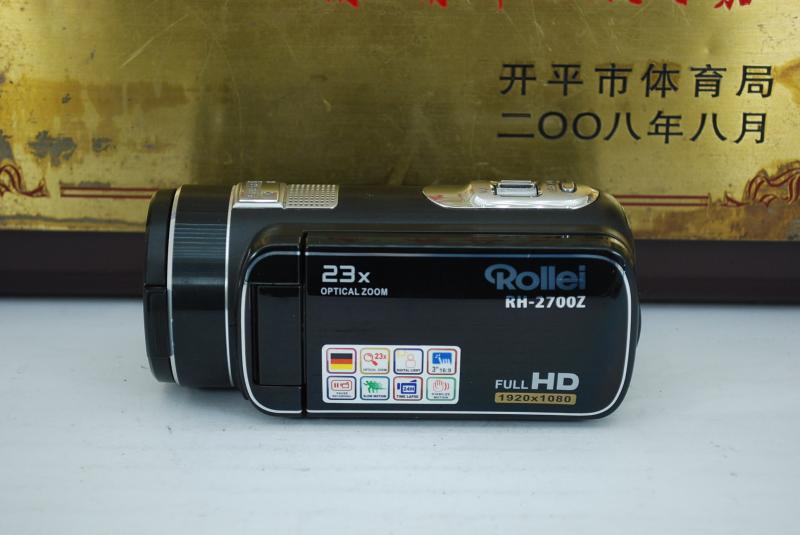 Rollei 禄来 RH-2700Z 摄像机 数码DV录像机 全高清23倍变焦 家用