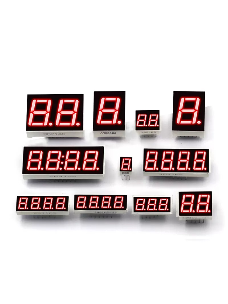 数码管0.28英寸0.8英寸2/3/4位共阴/共阳红色高亮数字显示管时钟