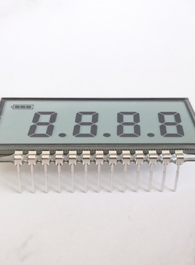 大连奇耘TN型4位8字LCD数码管七段码液晶显示屏GDC8310带电量符号