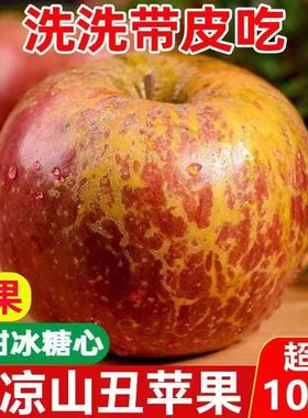 红富士丑苹果新鲜水果冰糖心平果脆甜当季丑萍果整箱5斤装
