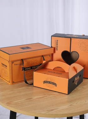 新款创意水果盒苹果橙子混装通用水果盒高档送人5-10斤水果包装