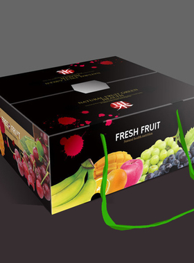 葡萄礼品盒礼盒高档手提纸盒5斤苹果纸箱盒子箱子水果包装盒通用