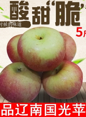 精选大果东北国光苹果5斤8斤装酸甜脆丑苹果新鲜当季孕妇水果包邮