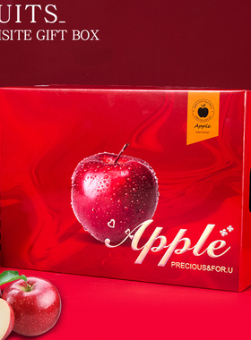 水果包装盒礼盒高档通用苹果5-10斤装盒子礼品盒包装箱定制批发