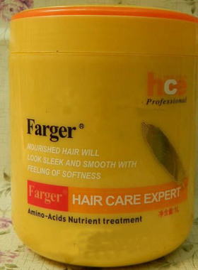 Farger发歌护理专家漂染受损修复毛躁发膜护发素焗油膏营养1000ml