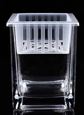 方形玻璃大号花盆鱼缸水培容器包邮居家装饰桌面简约北欧现代创意