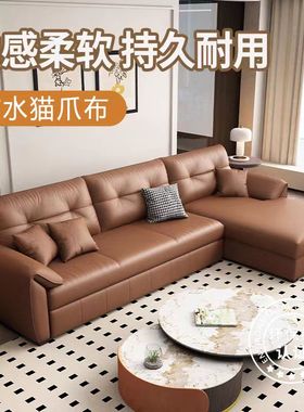 可折叠沙发床两用乳胶公寓小户型多功能双人家用客厅布艺懒人沙发