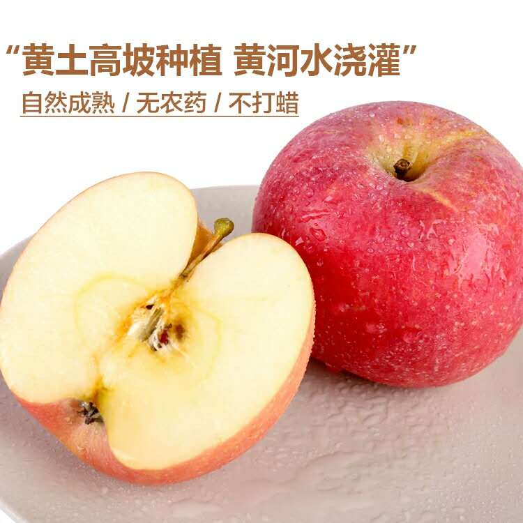 新鲜水果红富士丑苹果脆甜山西运城临猗农家原生态5斤装当季时令