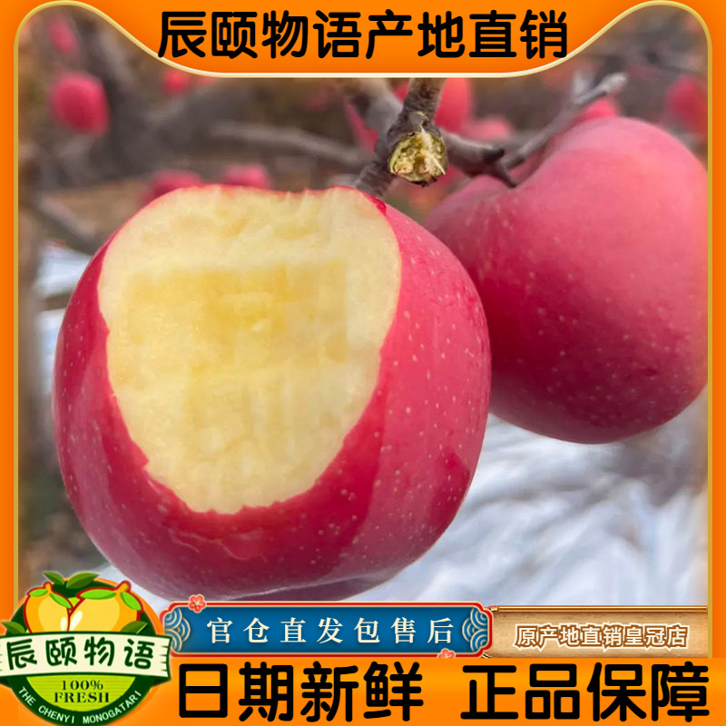 辰颐物语洛川苹果5斤陕西红富士新鲜水果时令整箱冰糖心脆甜平果
