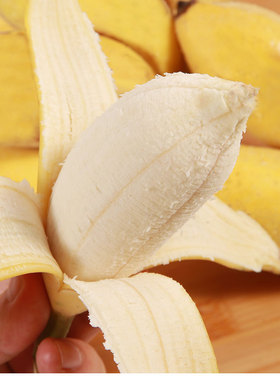 香蕉新鲜 5斤苹果蕉粉蕉圆香蕉3自然熟小米蕉banana芭蕉水果包邮