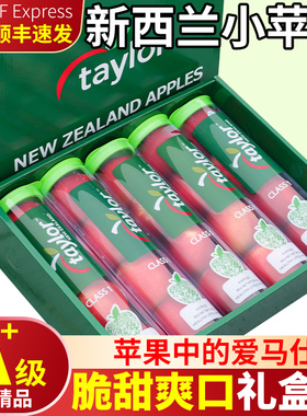新西兰进口苹果筒5斤 高端礼盒装迷你小苹果新鲜水果整箱顺丰包邮