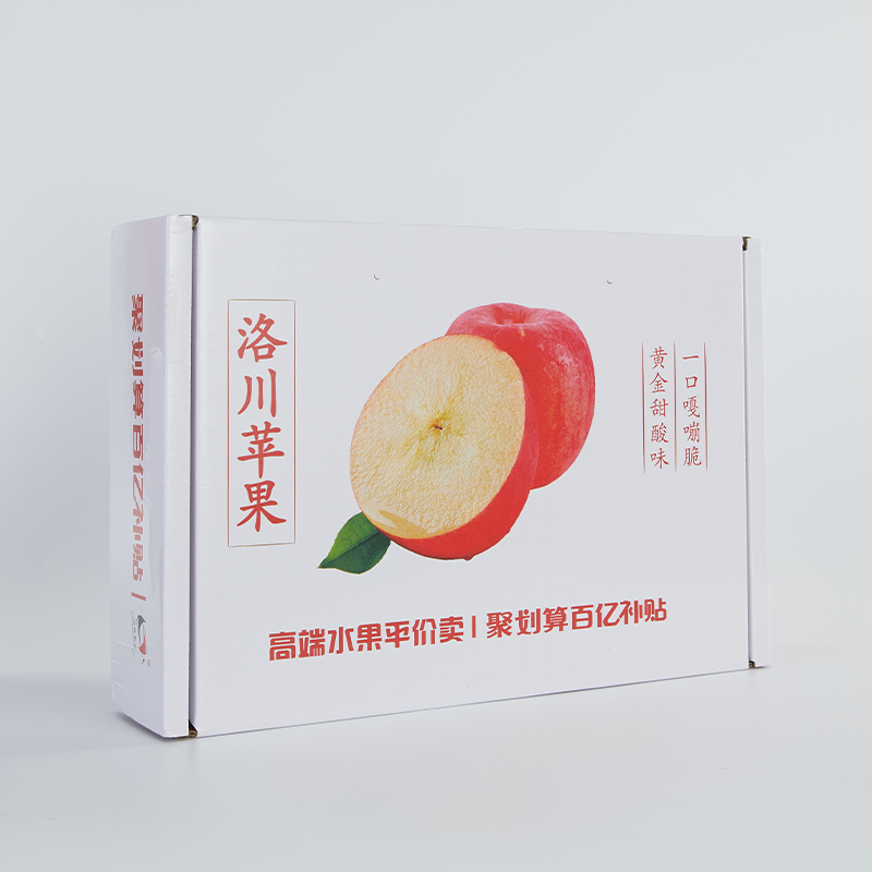 正宗洛川苹果新鲜水果红富士整箱5斤精装礼盒产地直发包邮