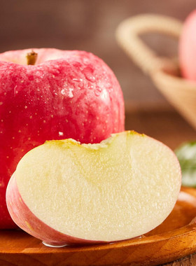 果果雨延安苹果洛川红红富士苹果新鲜水果苹果3/5/8斤直径80-85mm