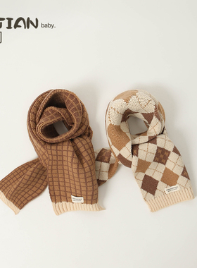 儿童围巾秋冬季新款婴儿宝宝可爱保暖脖套男童女童韩系针织围脖潮