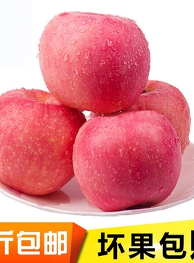 山东烟台霜降栖霞红富士苹果新鲜水果冰糖心4.5-5斤包邮脆甜多汁