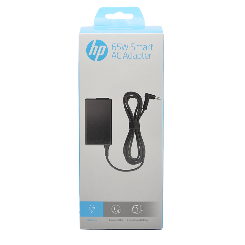 惠普/HP 原装65W电源适配器笔记本充电器适配器含电源线4.5MM圆口 6H459AA