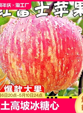 【山西丑苹果】黄土高坡苹果新鲜水果5斤/6斤红富士冰糖心苹果