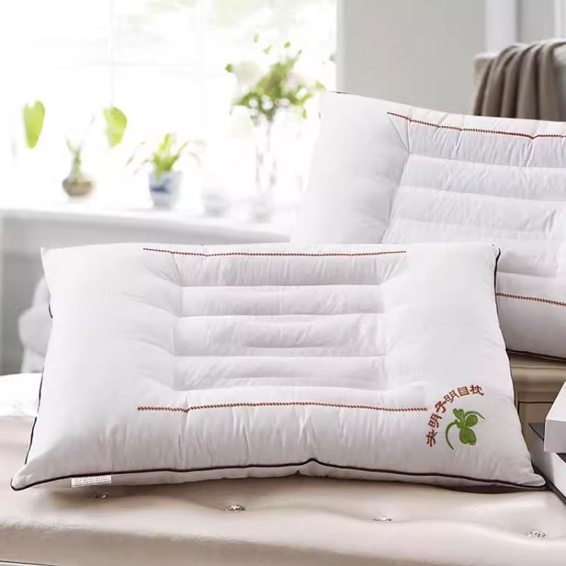 决明子枕套一只装一对装枕头枕芯保健枕颈椎护颈明目健康单只睡眠