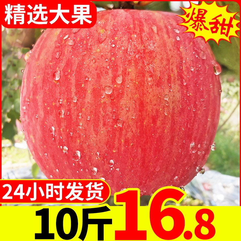 苹果水果新鲜10斤山西红富士丑苹果冰糖心脆甜批现季当季一十整箱