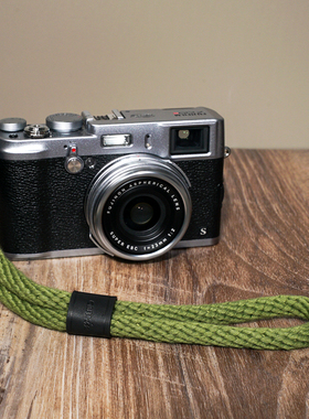 cam-in 相机手腕带适用于富士XT30索尼A7M3徕卡复古棉织微单手绳